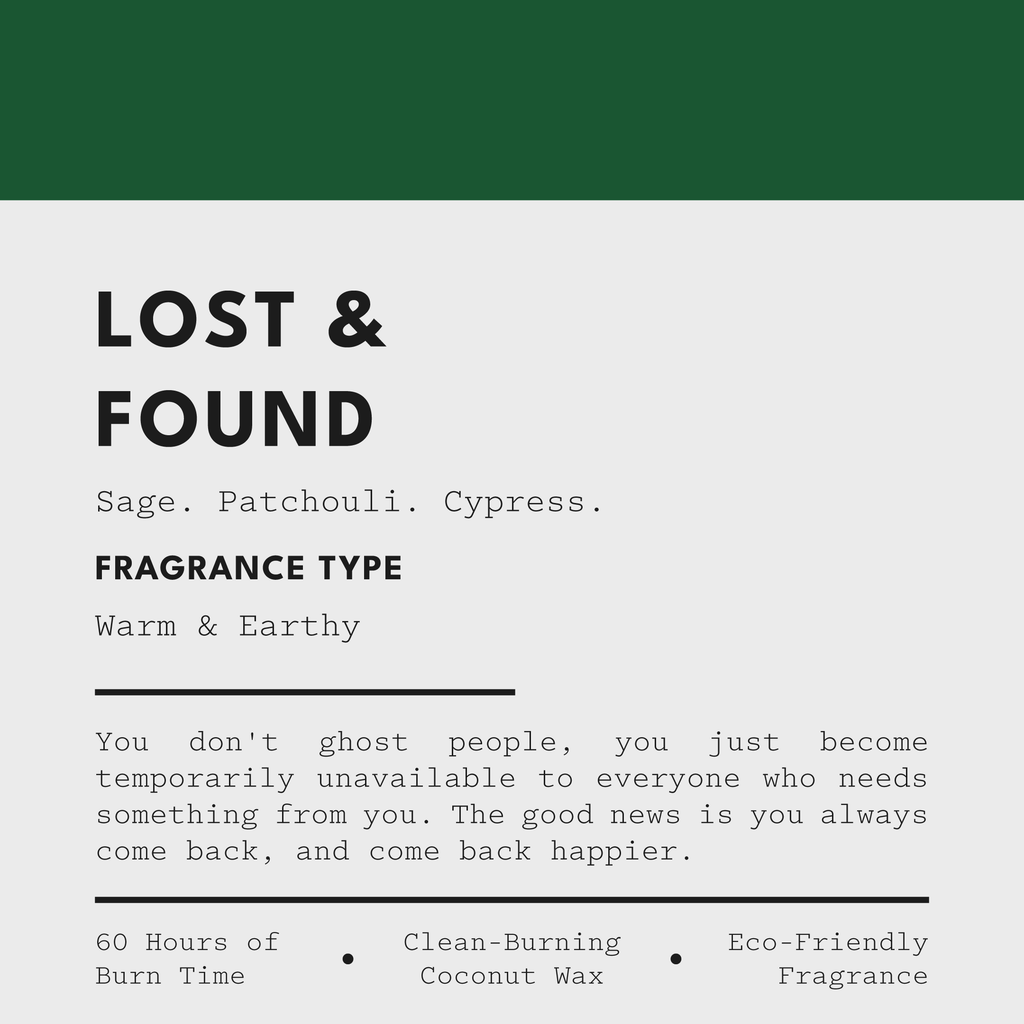 LOST & FOUND Candle