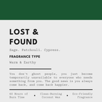 LOST & FOUND Candle