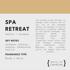 SPA RETREAT Candle