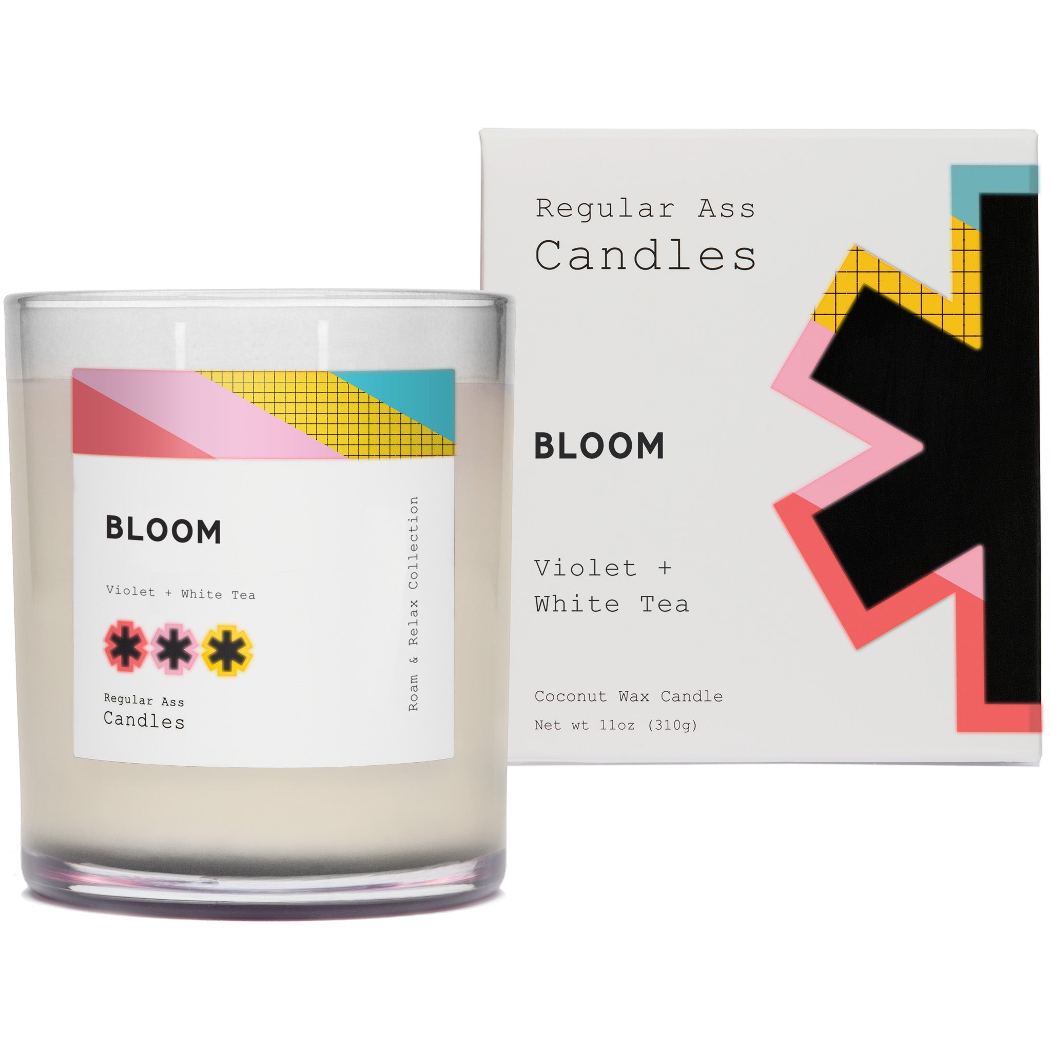 Bloom, Violet + White Tea 11oz Candle