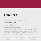 THORNY Candle
