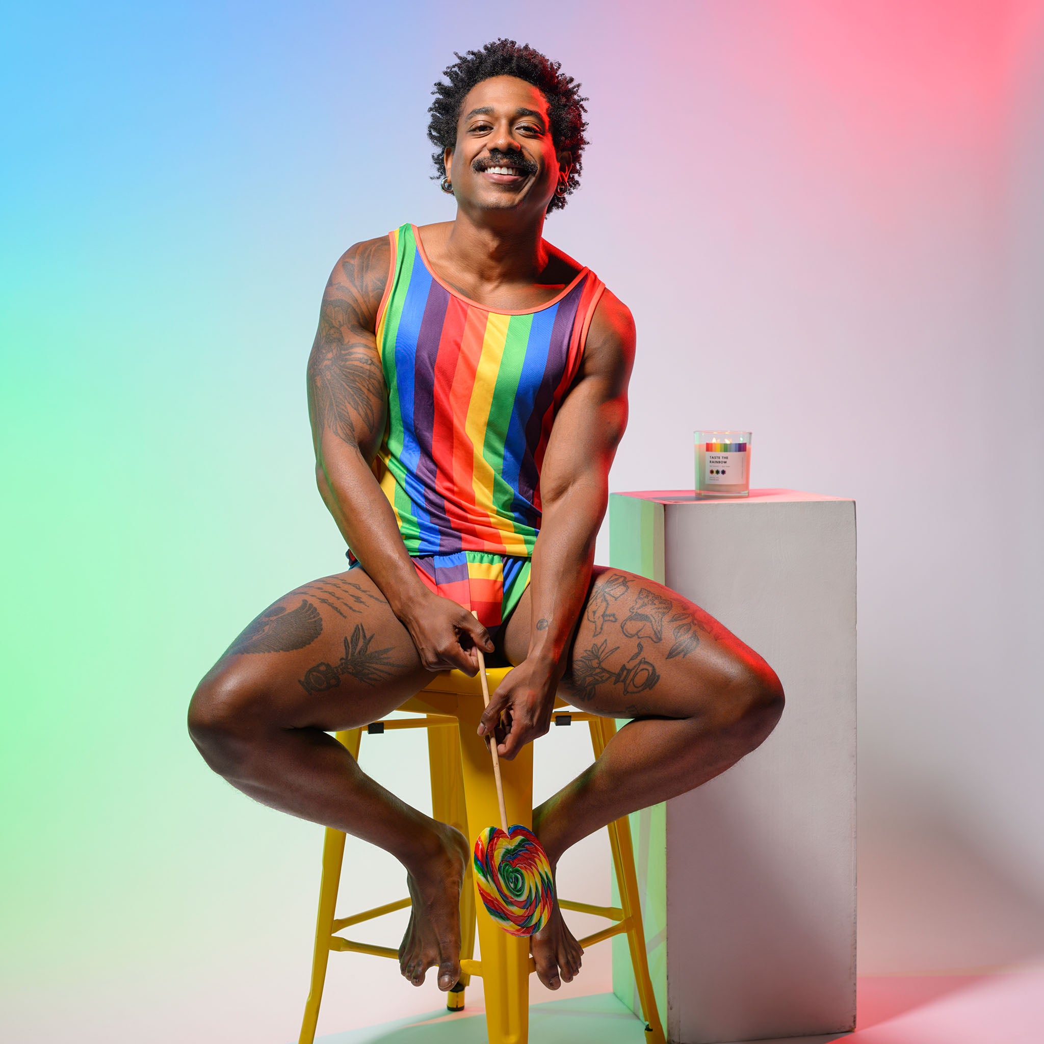 TASTE THE RAINBOW Candle