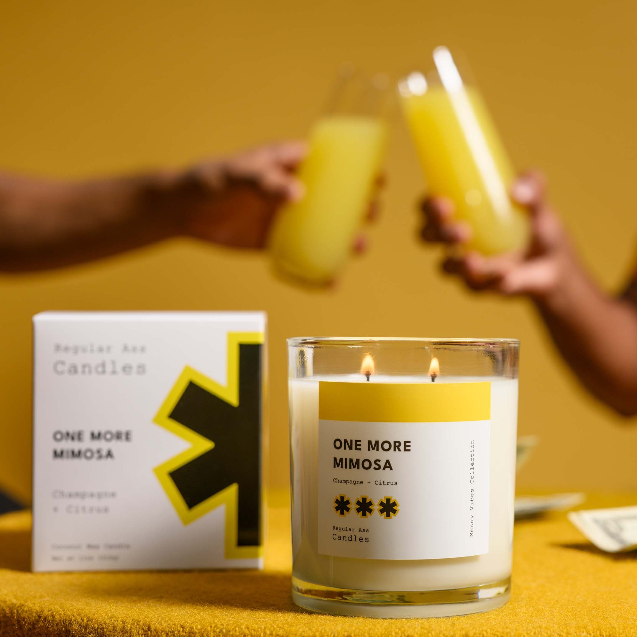 One More Mimosa, Champagne + Citrus 11oz Candle