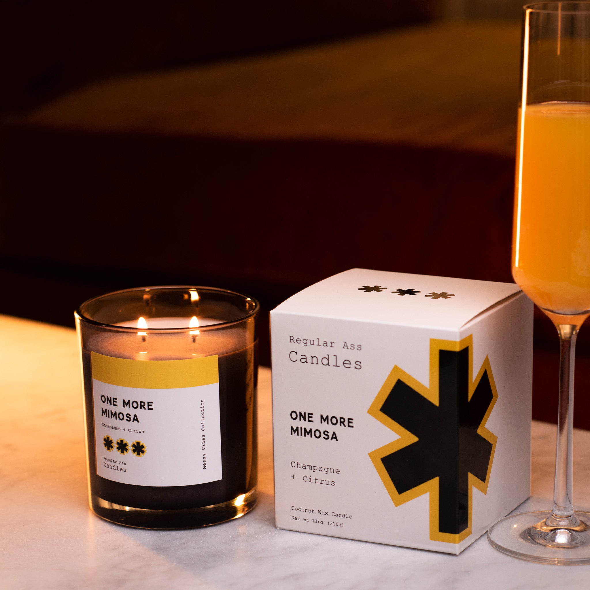 One More Mimosa, Champagne + Citrus 11oz Candle